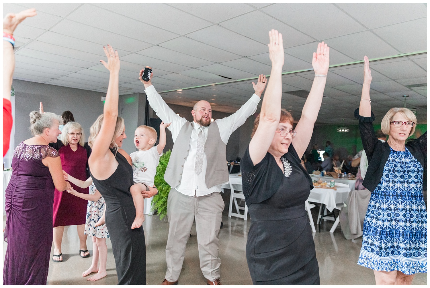 reception dancing at the Victors Event Center in Fremont, Ohio