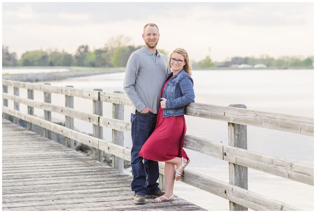engagement session at Norwalk Reservoir with Tiffin, Ohio photographer