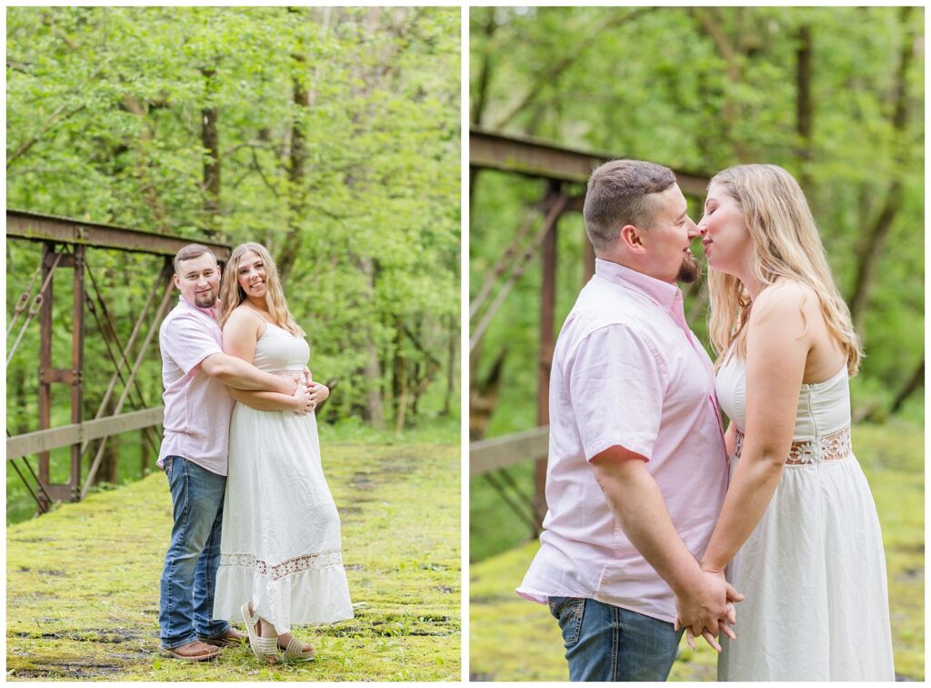 spring engagement session in Sandusky, Ohio