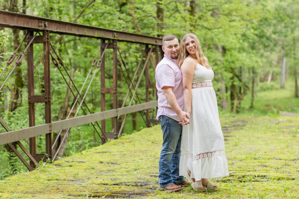 a spring engagement session in Sandusky, Ohio