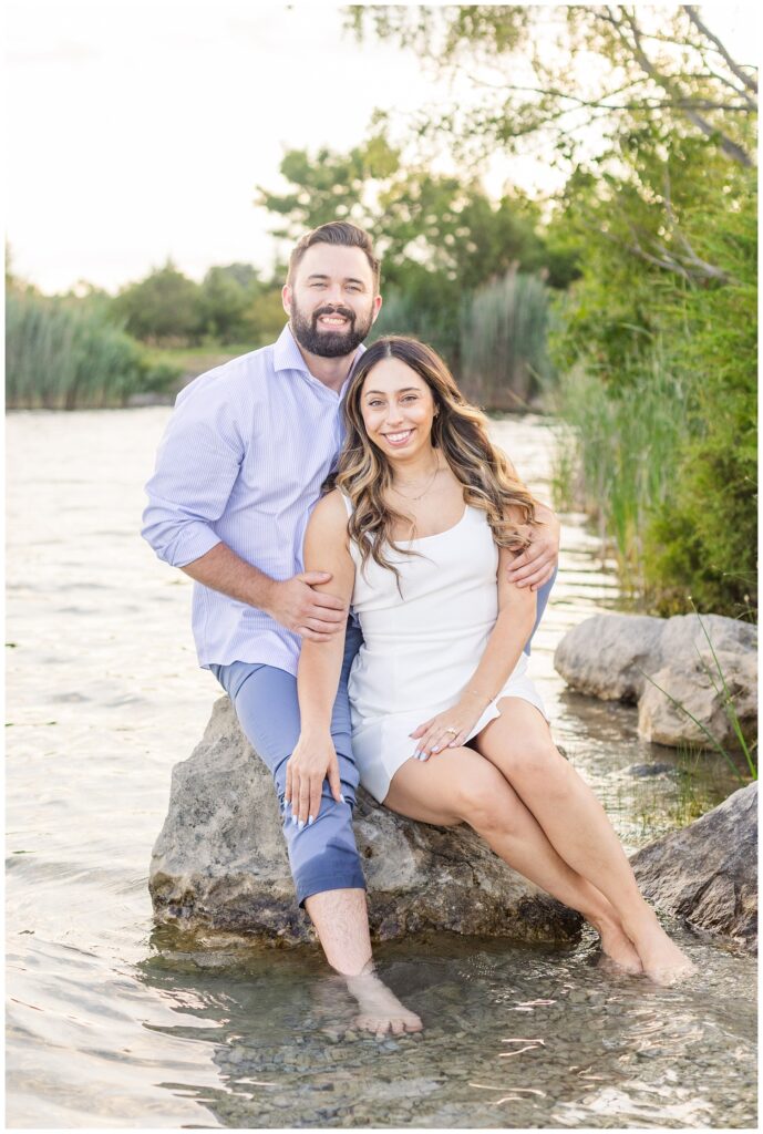 Silver Rock Quarry engagement session in Ohio