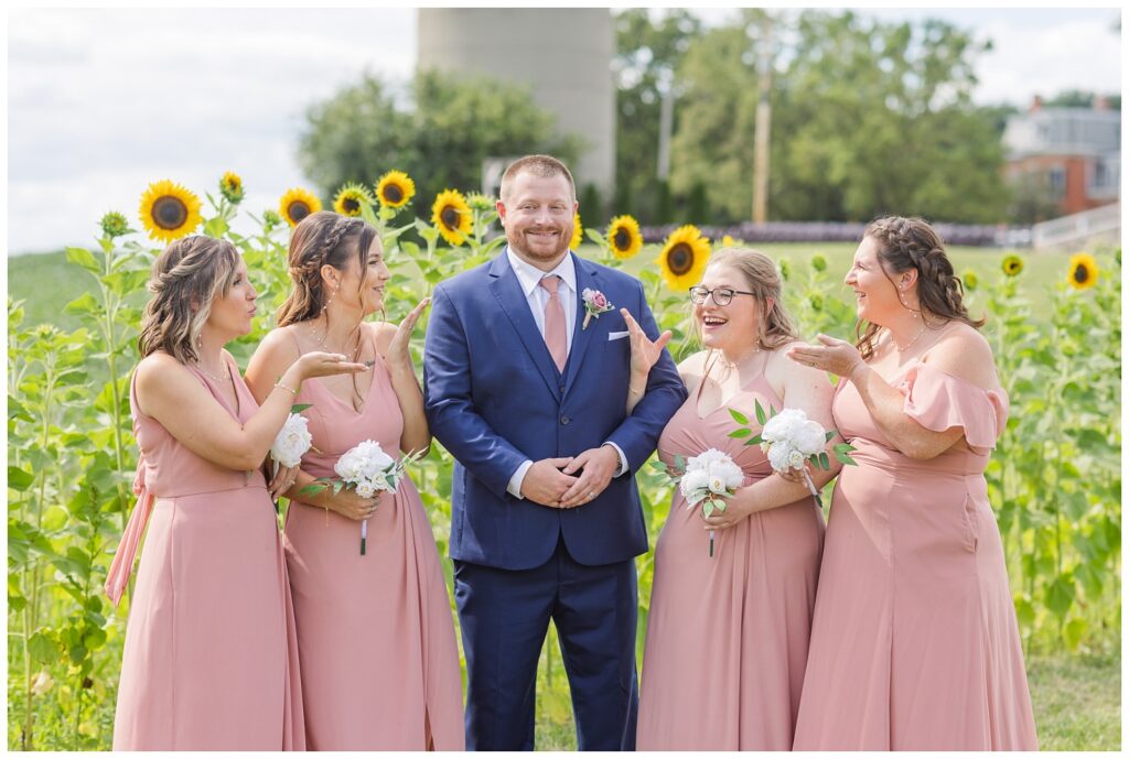 summer wedding at Arlington Acres venue in Tiffin, Ohio