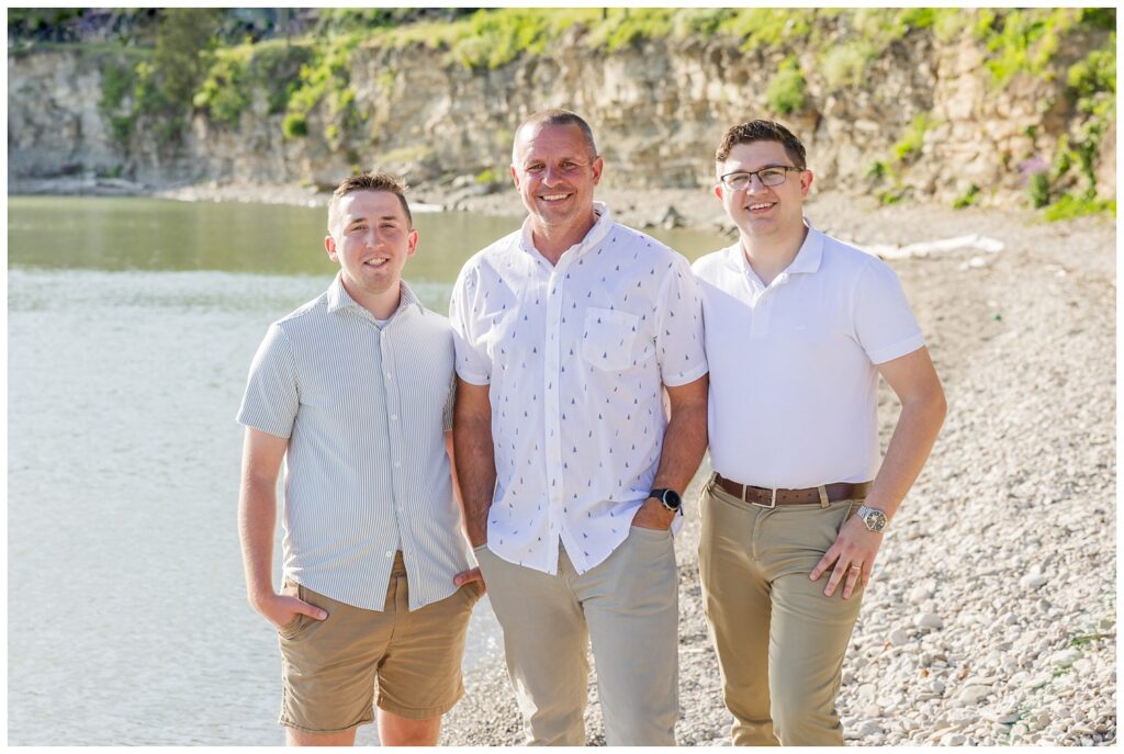 Lake Erie, Ohio family photographer on South Bass Island on the beach