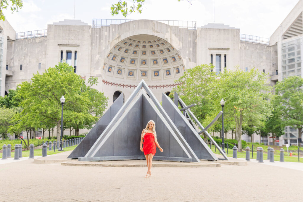 senior session at Ohio State University in the summer