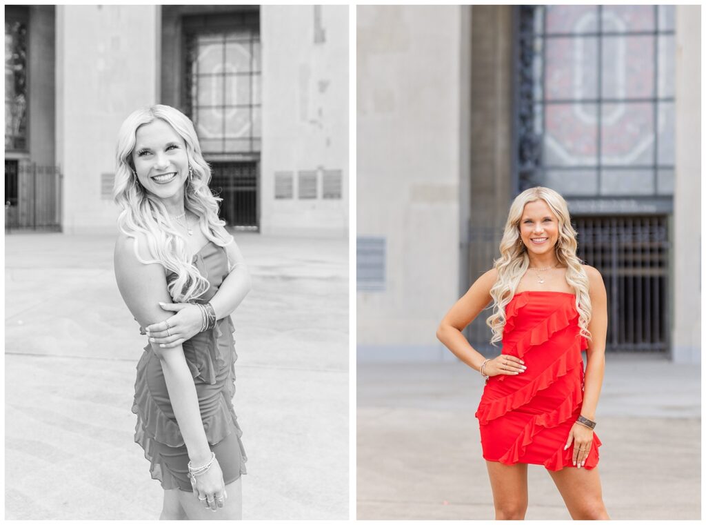 Ohio State senior session at the football stadium