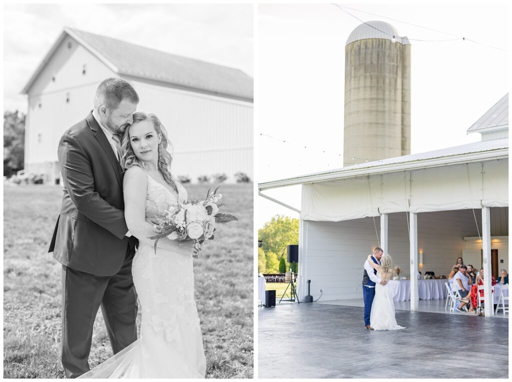Arlington Acres outdoor wedding reception in Tiffin, Ohio