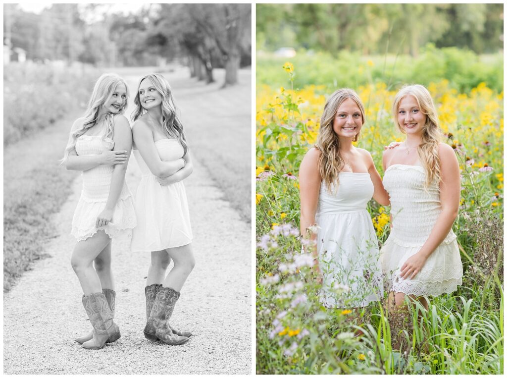 Don Miller Park best friends senior session in Fremont, Ohio