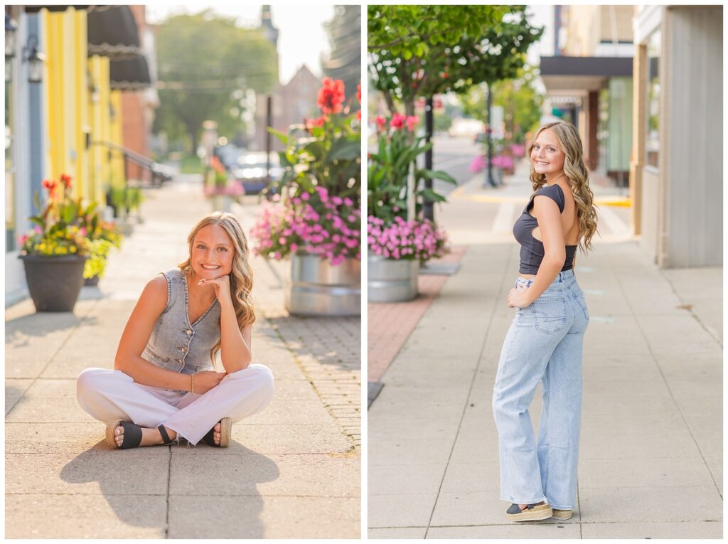 Fremont, Ohio senior photographer with high school girl