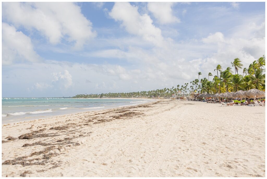 beach and ocean view at Punta Cana Dream Resort for destination fall  wedding